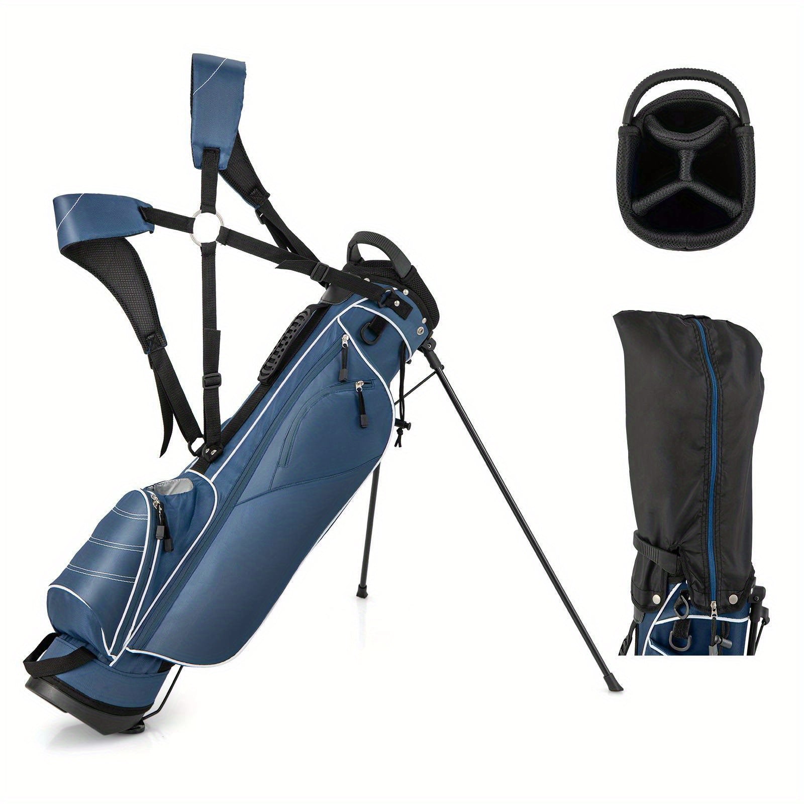 Golf Stand Cart Bag with 4-Way Divider-0
