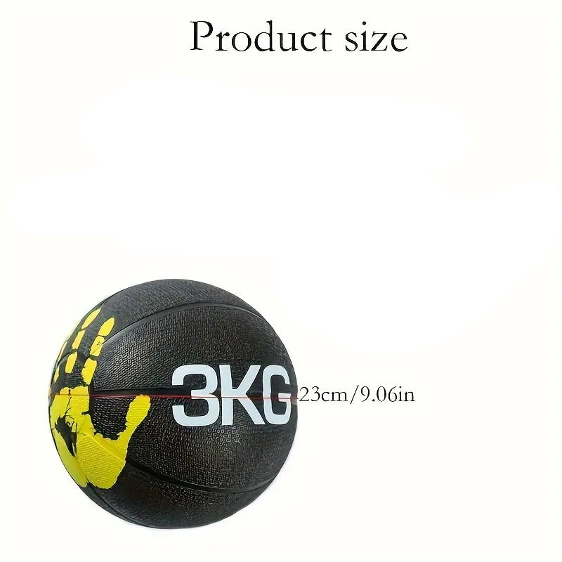 3kg Fitness Gravity Ball - Waist and Abdomen Exercise Ball-3