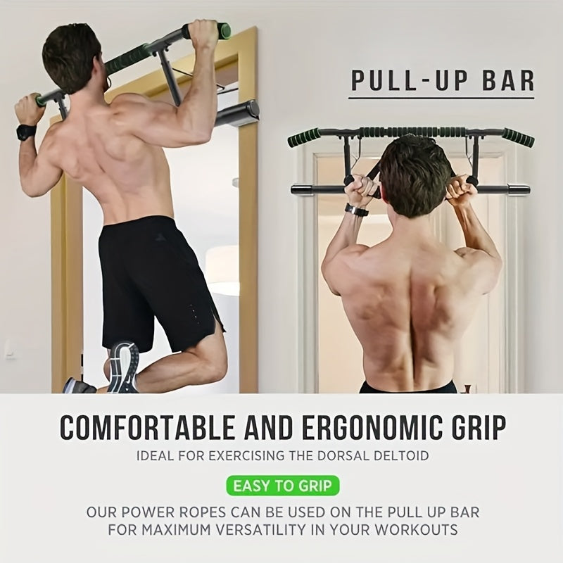 3-in-1 Doorway Pull-Up Bar Home Fitness Trainer-1