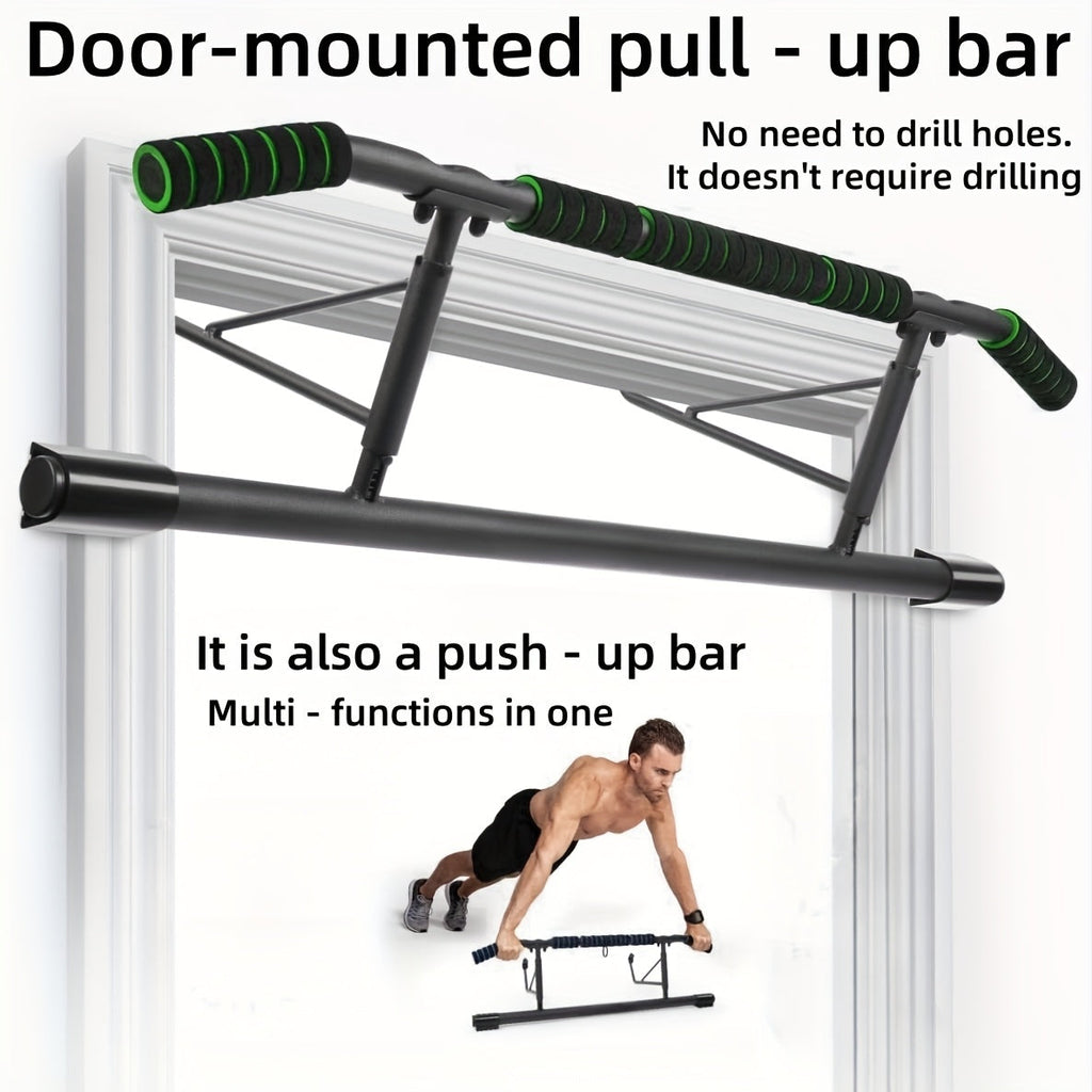 3-in-1 Doorway Pull-Up Bar Home Fitness Trainer-2